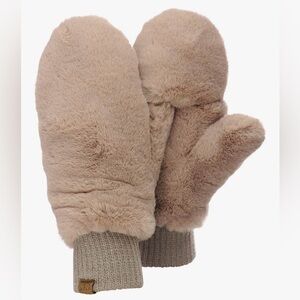 NWOT CC Sherpa lined convertible mittens
